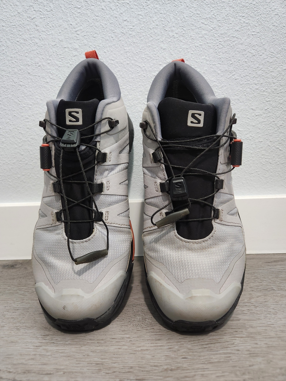 Salomon X Ultra 04W Grey with Black and Orange Accent Trail Shoes